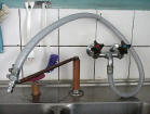 Vattenkran med special slang, Wasserhahn mit spezial Schlauch, water tap