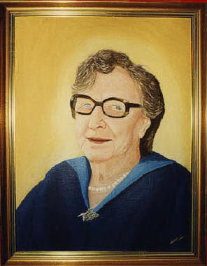 Porträttmålning av Mormor